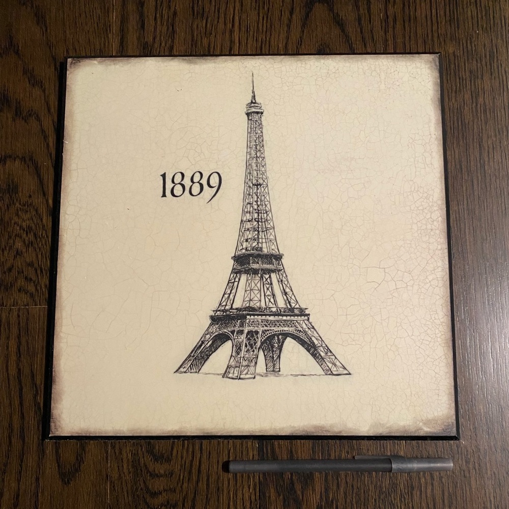 Eiffel Tower art/wall hanging